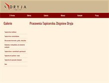 Tablet Screenshot of dryja.pl